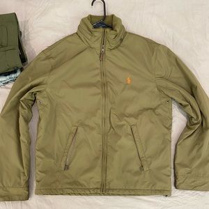 Polo RL insulated windbreaker olive green medium jacket